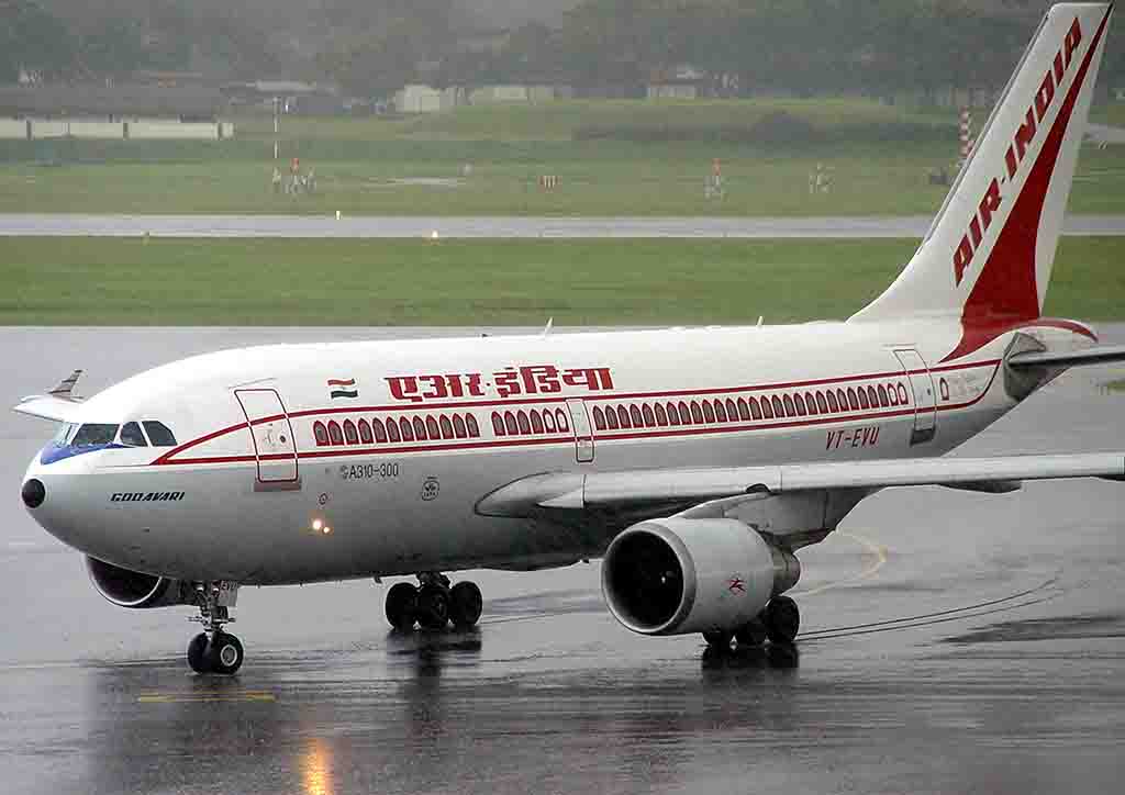 Air India Flight which is own by Tata Group