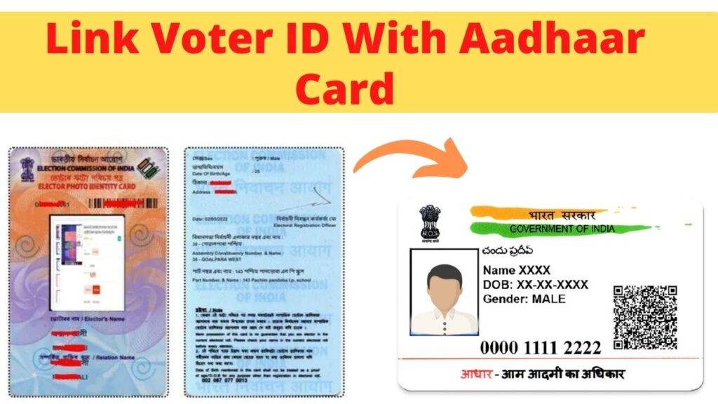 How To Link Voter Id With Aadhaar Card Online Offline Gkfunda