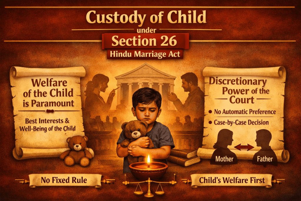 section 26 custudy of child