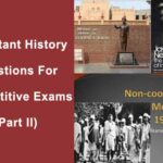 TOP 30 Important History Questions For Competitive Exams: (Part II)